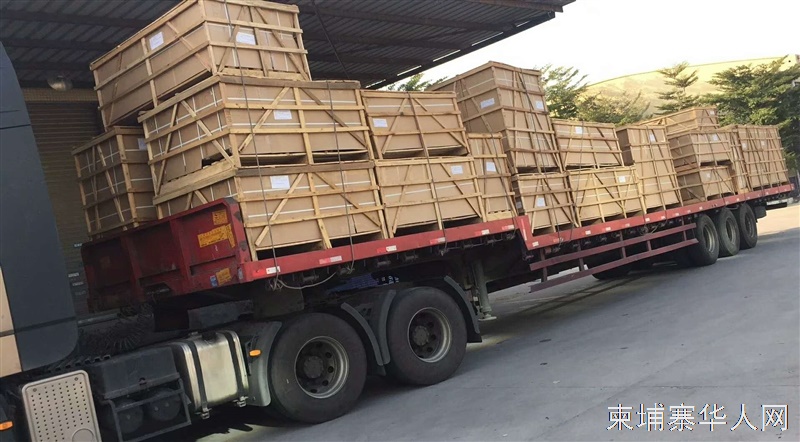 建筑材料从中国发往柬埔寨各地区双清关送上门散货整柜均可